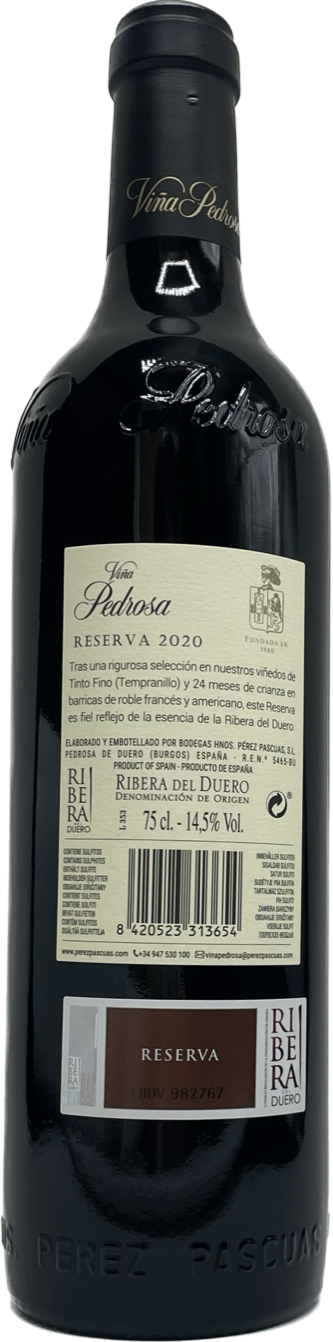 Viña Pedrosa Reserva 2020 75cl
