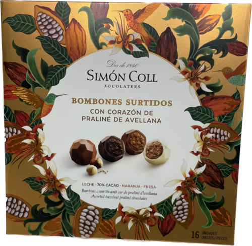 Caja Bombones Praliné de Avellana surtidos 144g