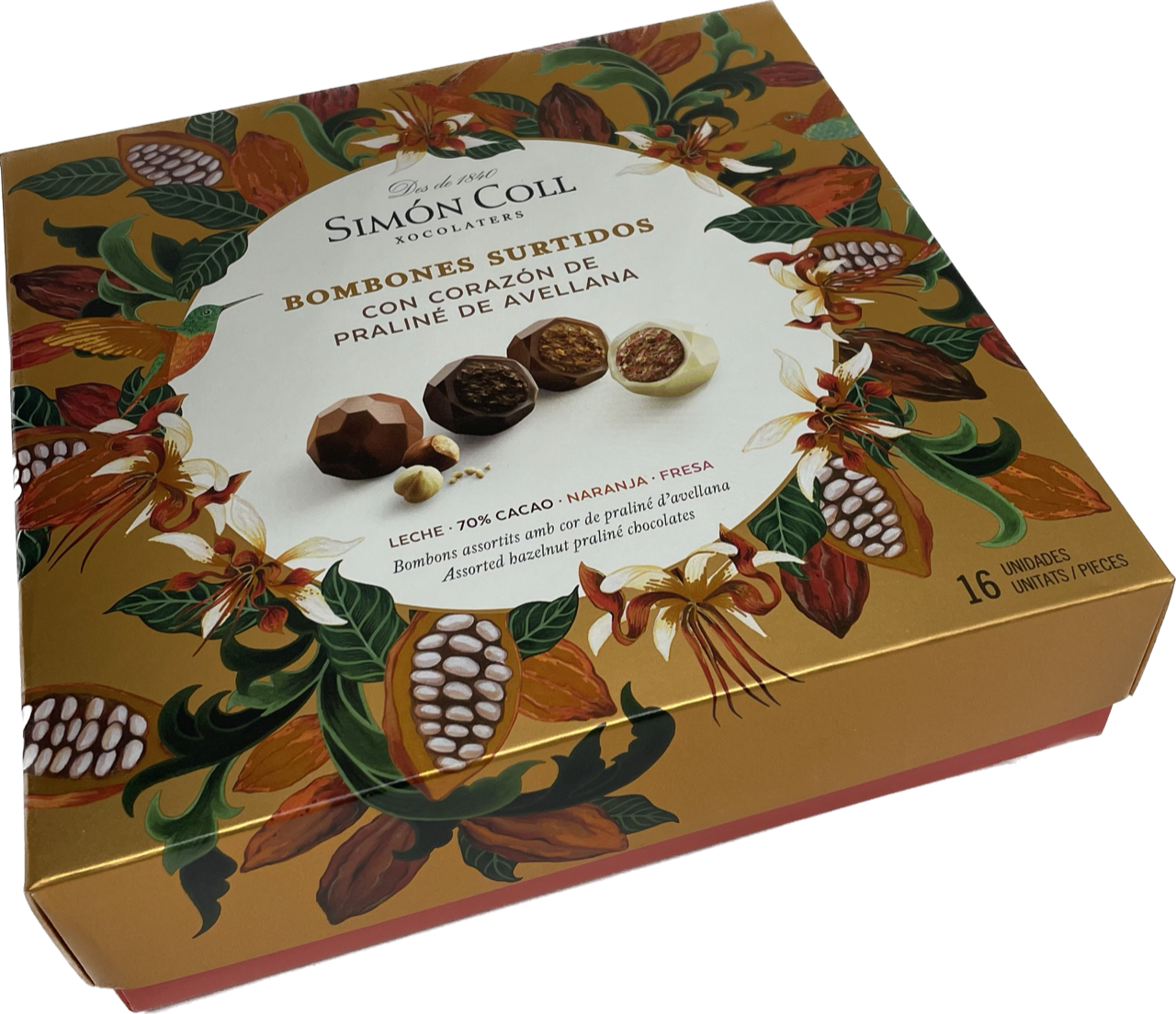 Caja Bombones Praliné de Avellana surtidos 144g