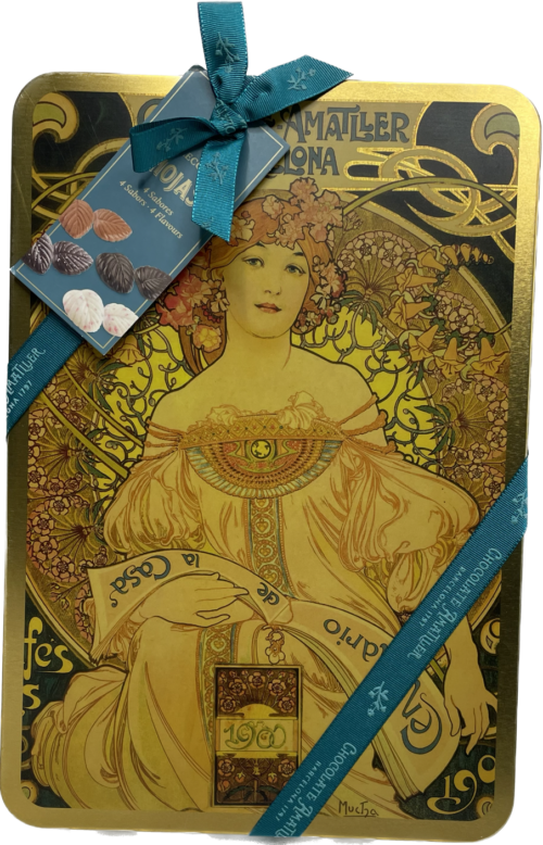 Colección Lata Surtida Centenario Hojas Chocolate Amatller 240g